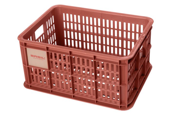 Basil fietskrat S - klein - 17.5 liter - rood