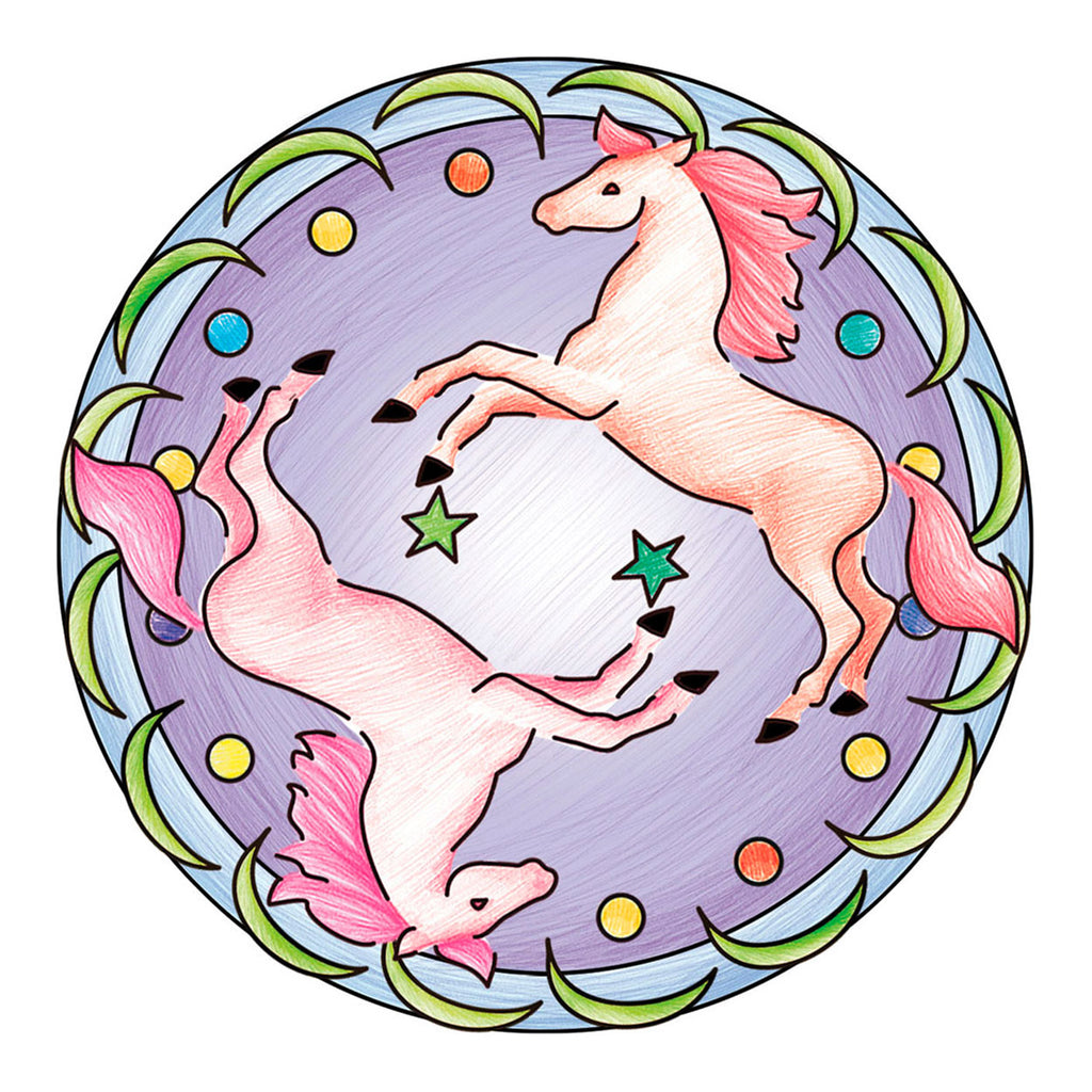 Mandala-designer ravensburger mini - horses