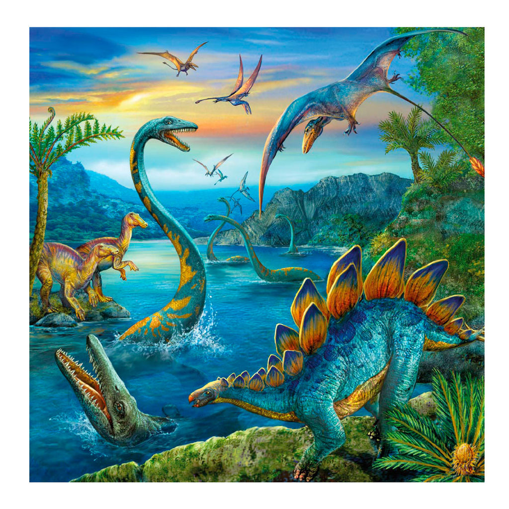 Ravensburger dinosauriers, 3x49st.