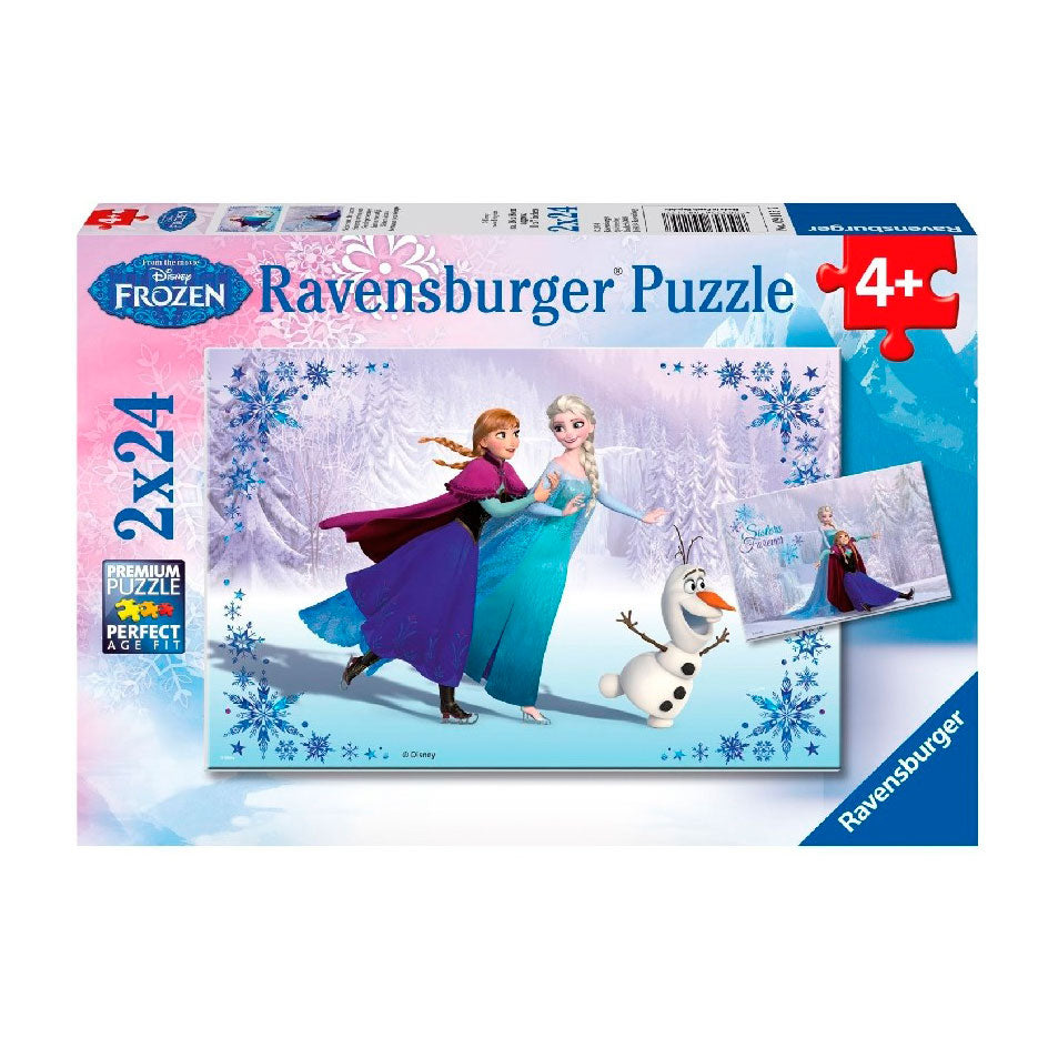 Ravensburger puzzel frozen zussen 2x24pc