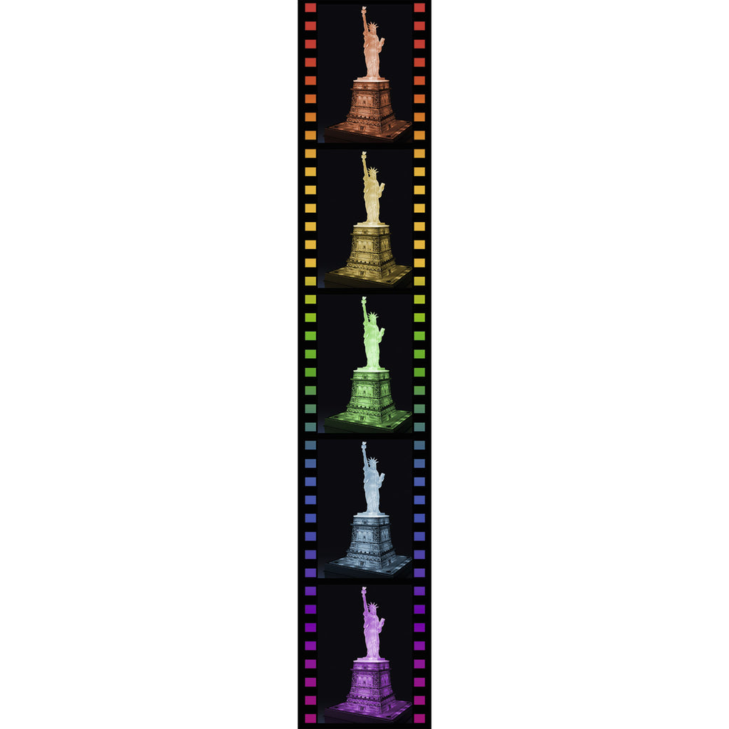 Ravensburger - 3D Puzzel - Vrijheidsbeeld Night Edition