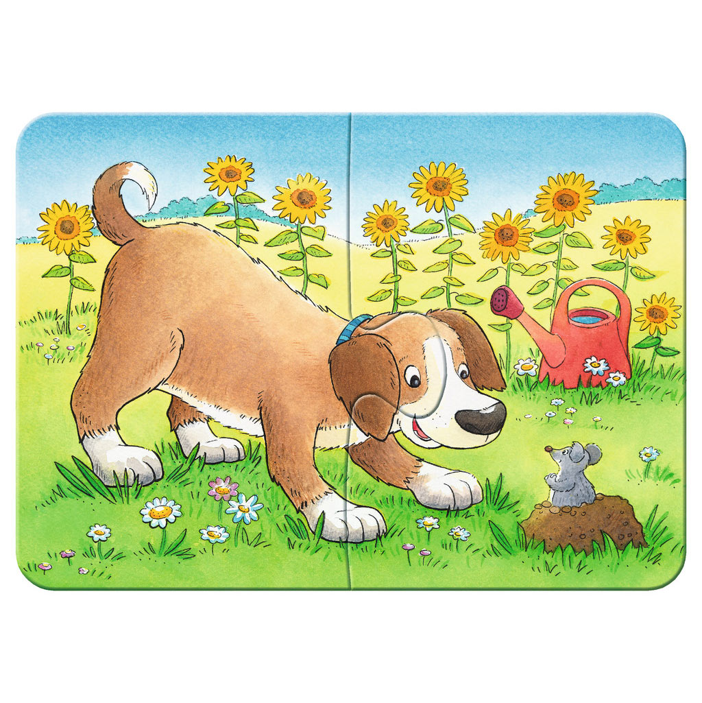 Ravensburger schattige huisdieren puzzel, 4in1