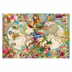 Ravensburger legpuzzel flora en fauna wereldkaart, 3000st.