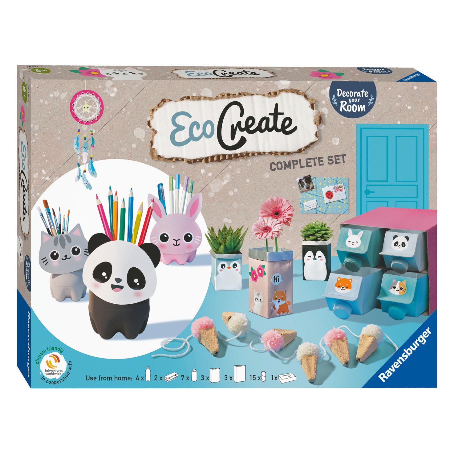 Ravensburger ecocreate maxi - decoreer je kamer