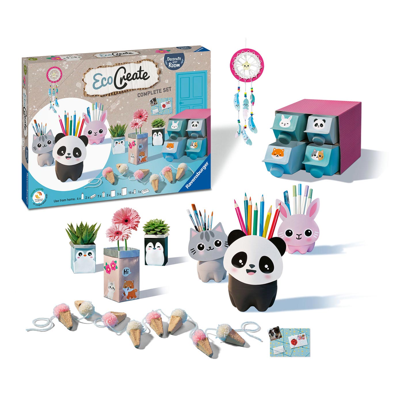 Ravensburger ecocreate maxi - decoreer je kamer