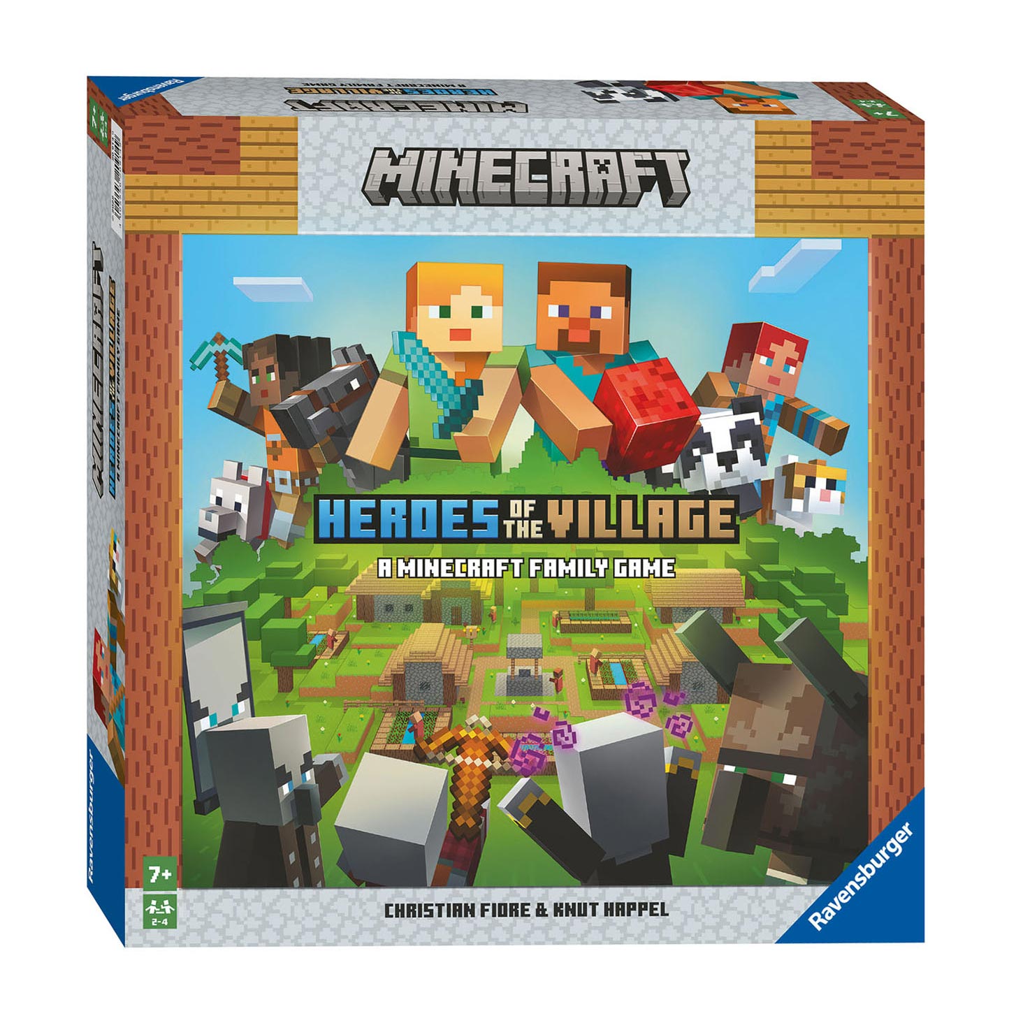 ravensburger minecraft junior - heroes of the village bordspel