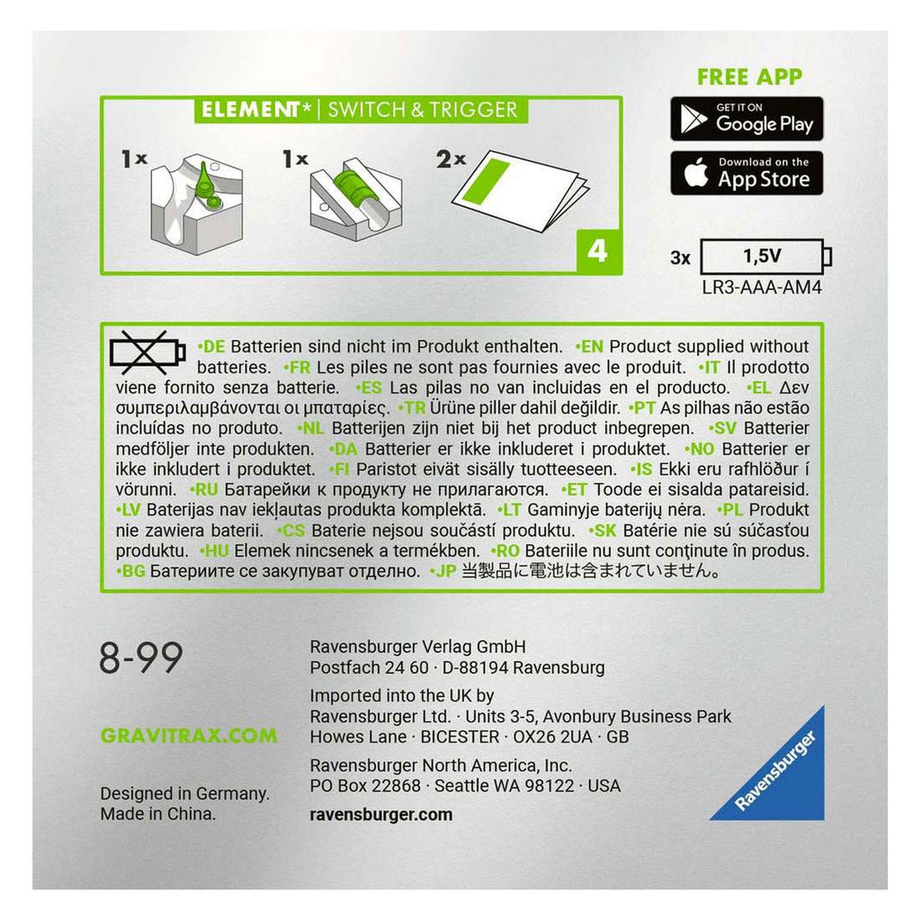 ravensburger gravitrax element switch trigger uitbreidingsset