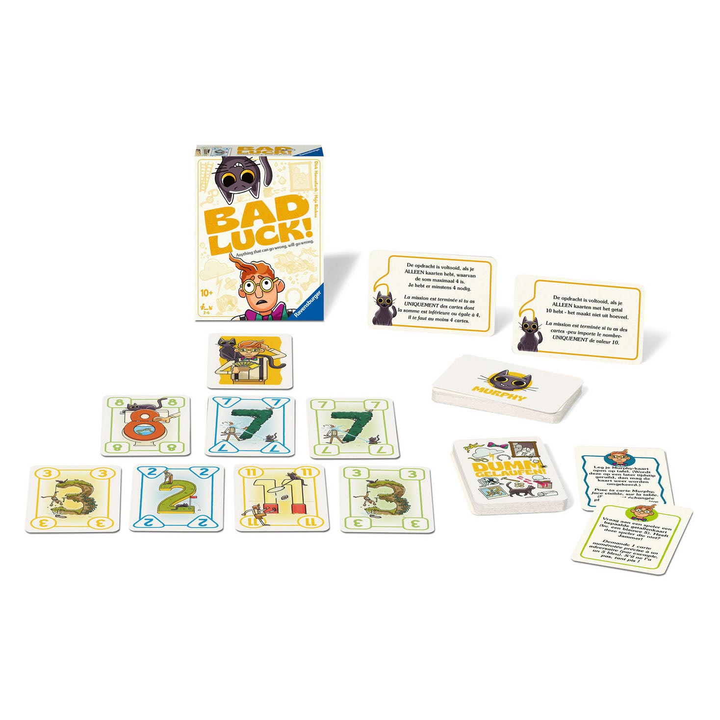 Ravensburger kaartspel bad luck
