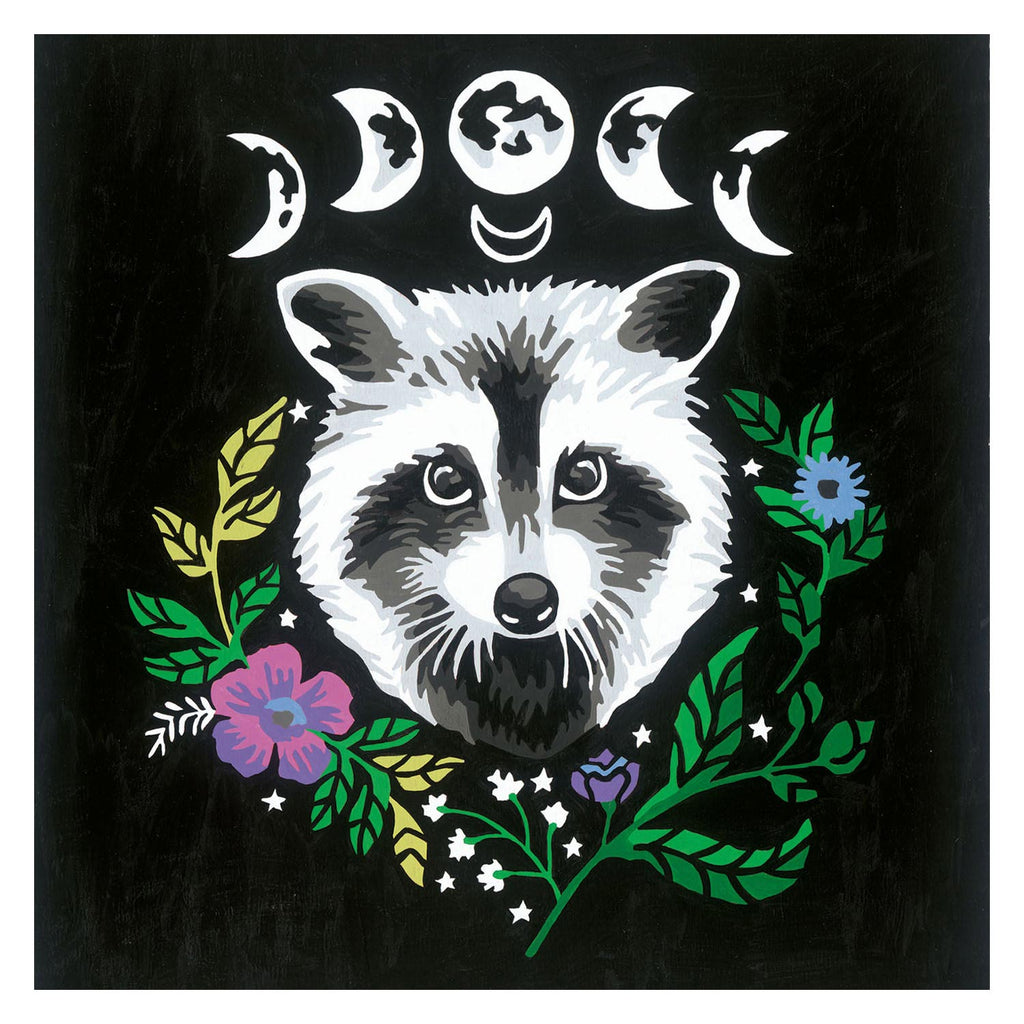 ravensburger creart - pixie cold edition raccoon