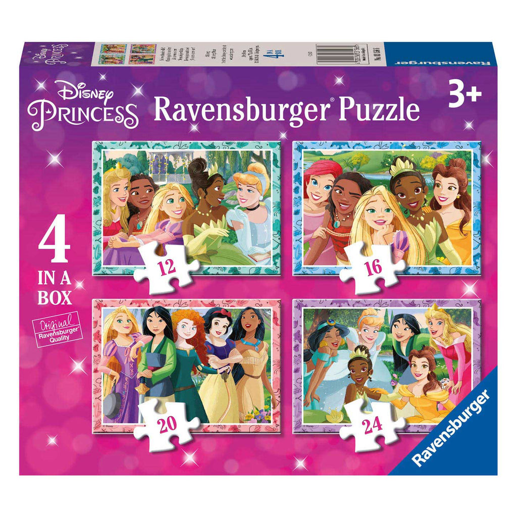 Ravensburger puzzels disney princess, 4in1