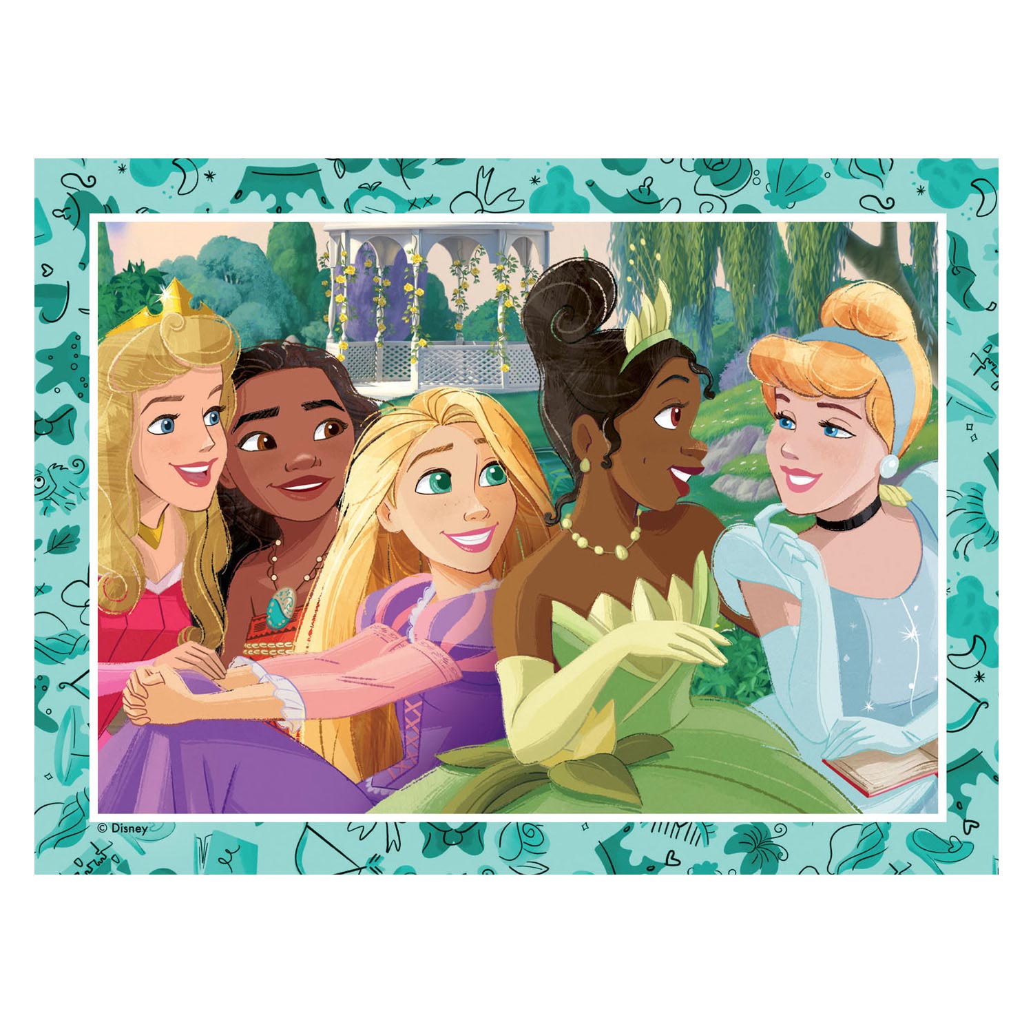 Ravensburger puzzels disney princess, 4in1