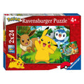 Ravensburger puzzel - pikachu en zijn vrienden, 2x24st.