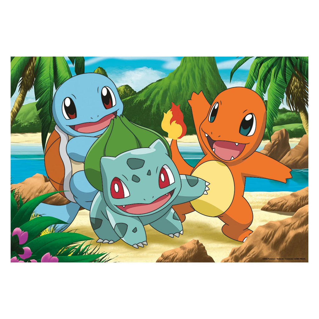 Ravensburger puzzel - pikachu en zijn vrienden, 2x24st.
