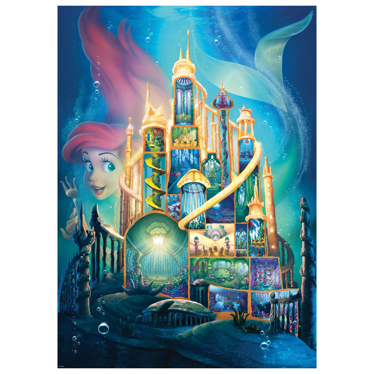 Ravensburger Puzzel Castles Ariel, 1000st.