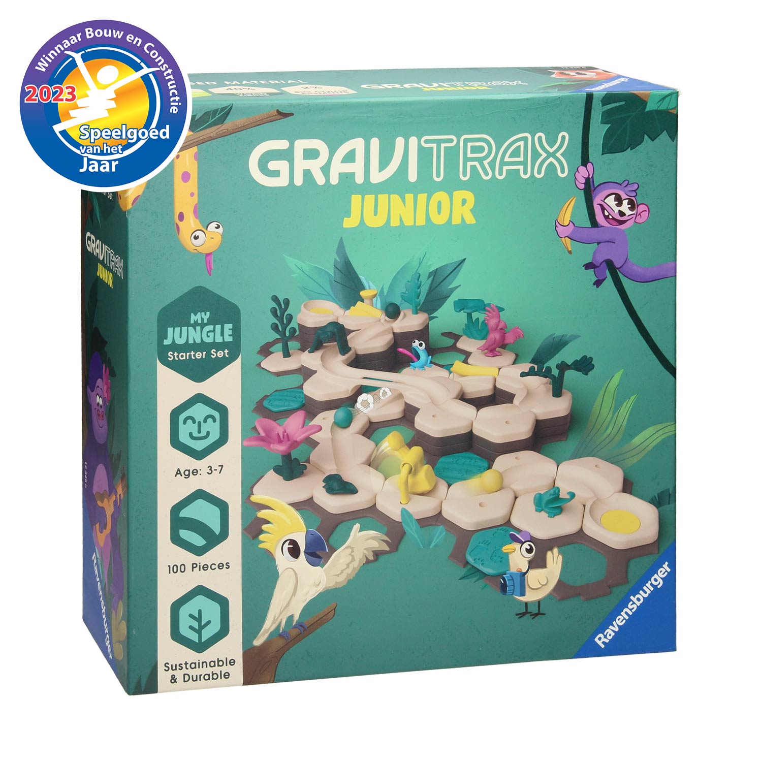 ravensburger gravitrax junior starterset jungle