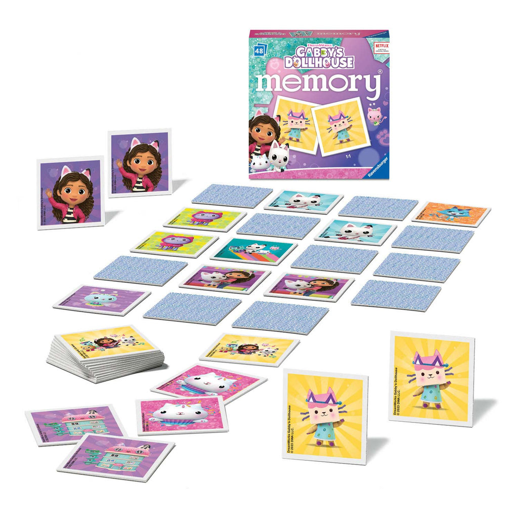 Ravensburger gabby #039;s dollhouse memory 48 kaarten