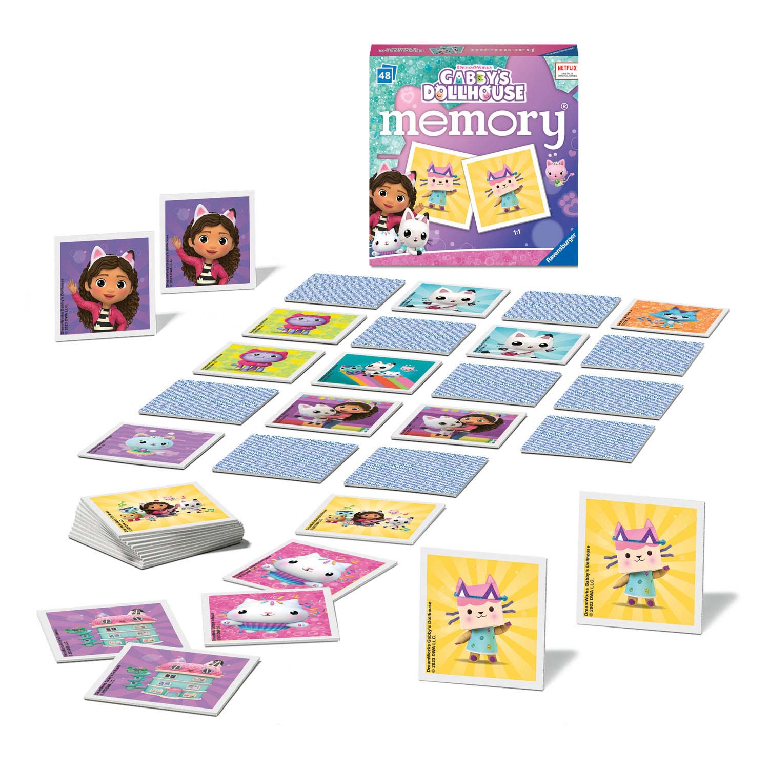 Ravensburger gabby #039;s dollhouse memory 48 kaarten