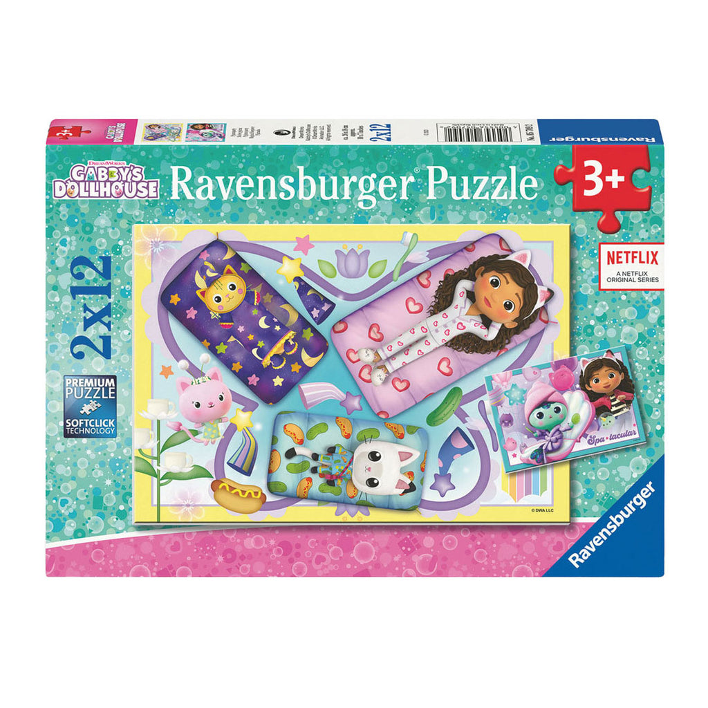 Ravensburger gabby's poppenhuis legpuzzel, 2x12st.