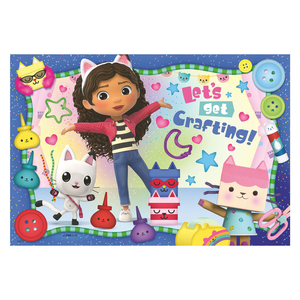 Ravensburger gabby's poppenhuis legpuzzel, 2x24st.