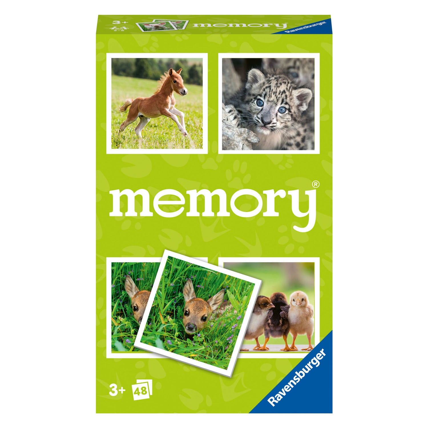 Ravensburger spel memory jonge dieren pocket