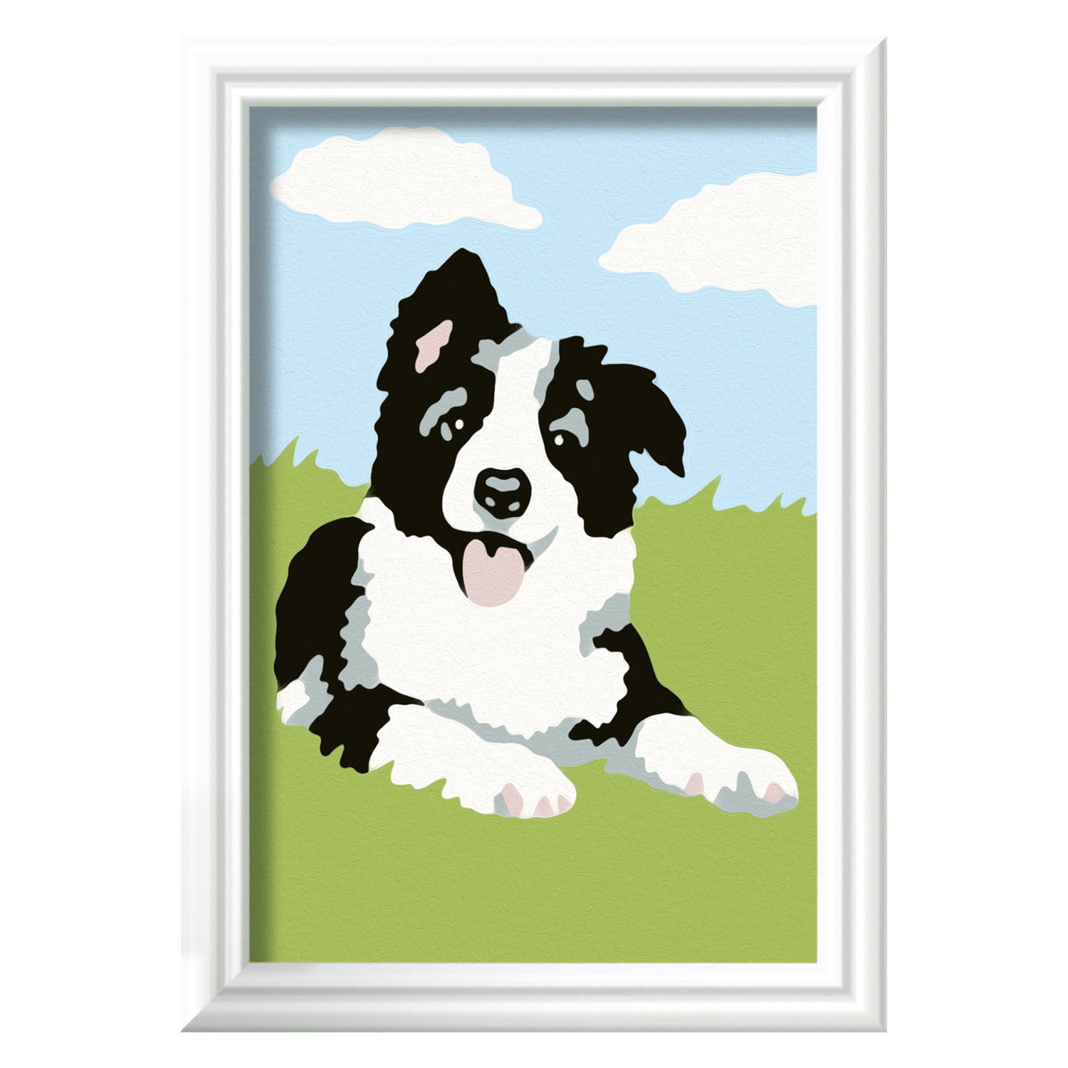Ravensburger creart schilderen op nummer border collie