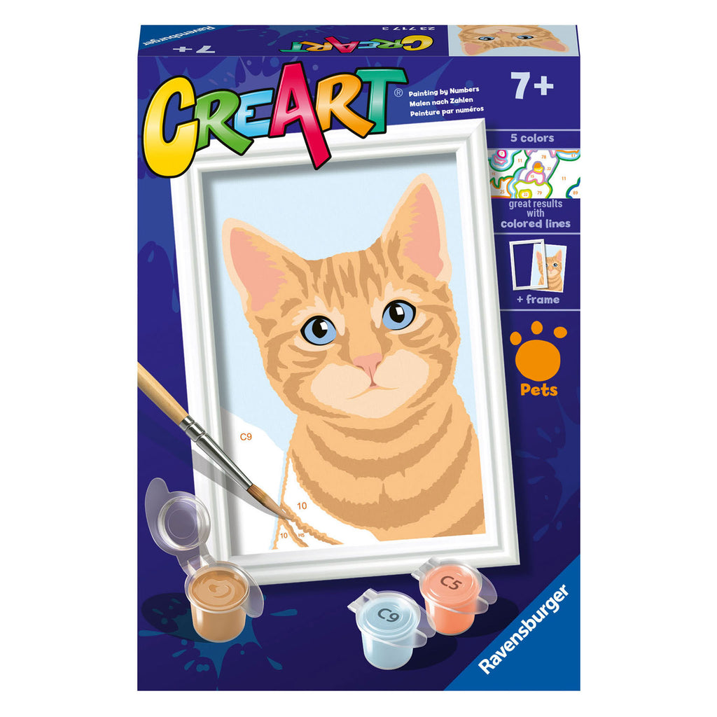 Ravensburger creart schilderen op nummer rode kater