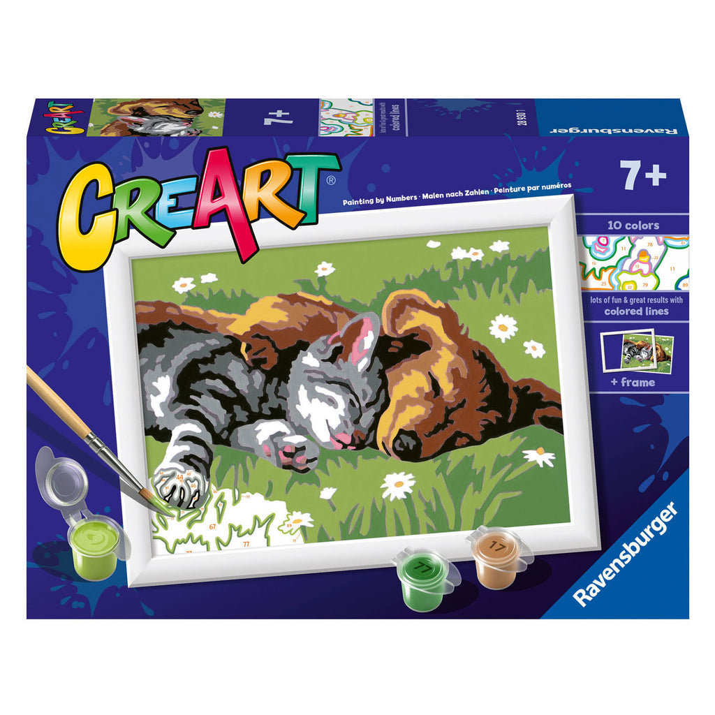 Ravensburger creart sleeping cats dogs