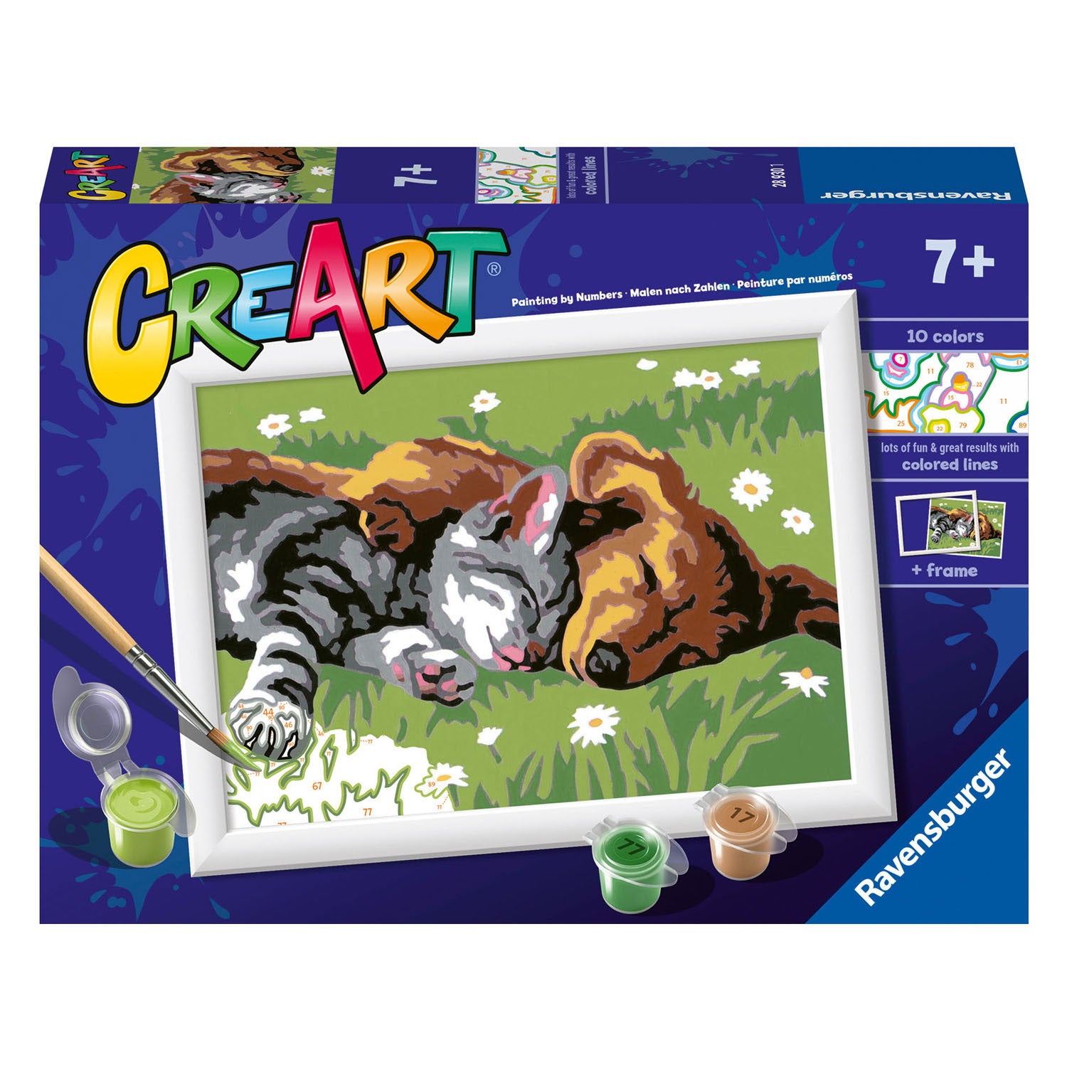 Ravensburger creart sleeping cats dogs