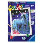Ravensburger creart schilderen op nummer - magische eenhoorn