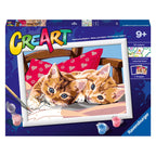 Ravensburger creart two cuddly cats