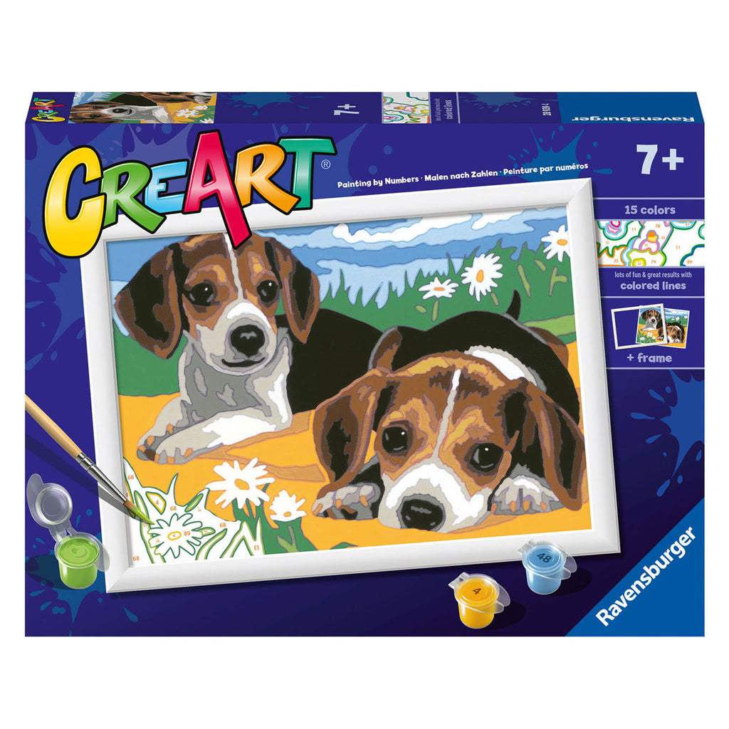 Ravensburger creart beagle puppies