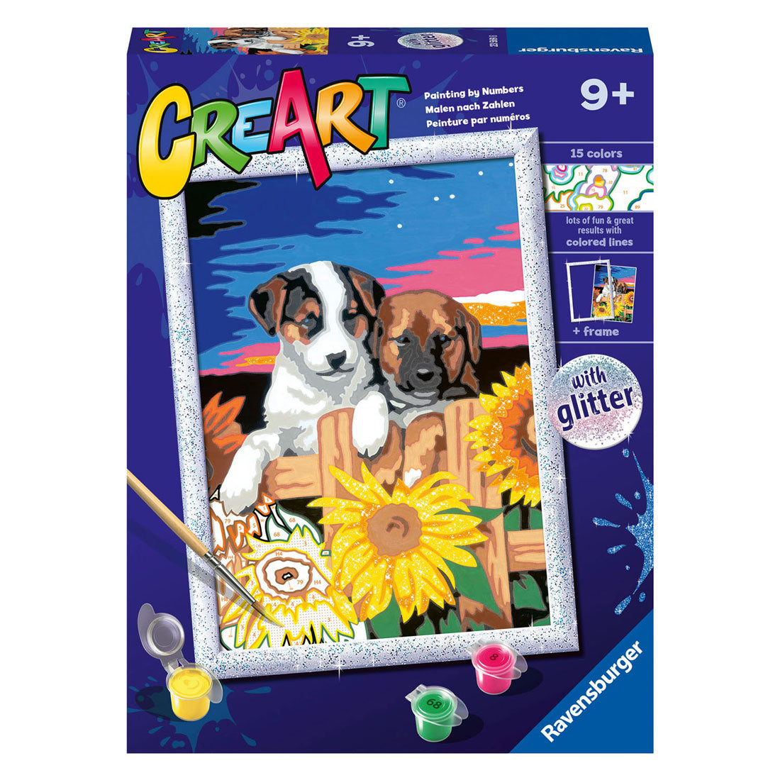 Ravensburger creart sunset paw-fection