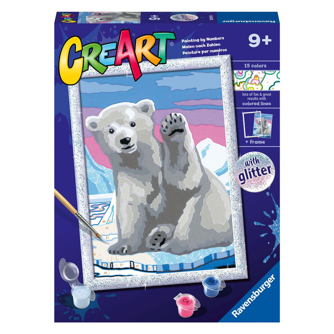 Ravensburger creart pawsome polar bear