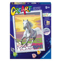 Ravensburger creart schilderen op nummer - paard bij zonsondergang