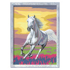 Ravensburger creart schilderen op nummer - paard bij zonsondergang