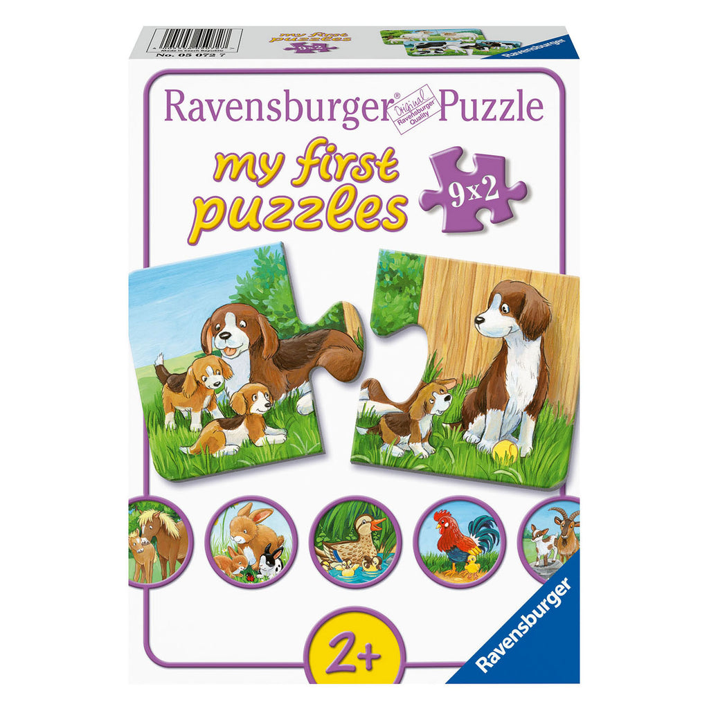 Ravensburger puzzel boerderij 9x2pcs