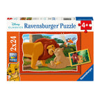 Ravensburger puzzel lion king 2x24pcs