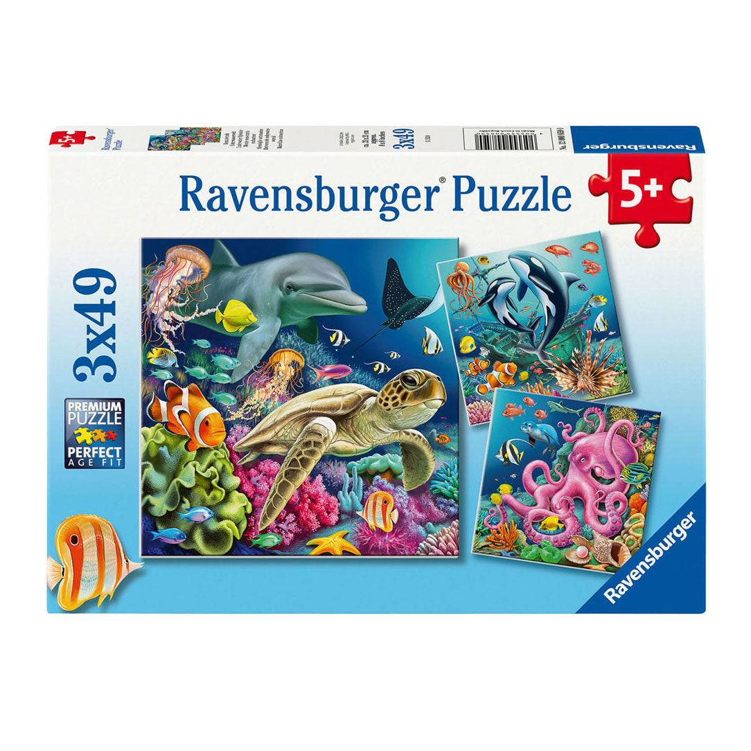 Ravensburger puzzel underwater 3x49pcs