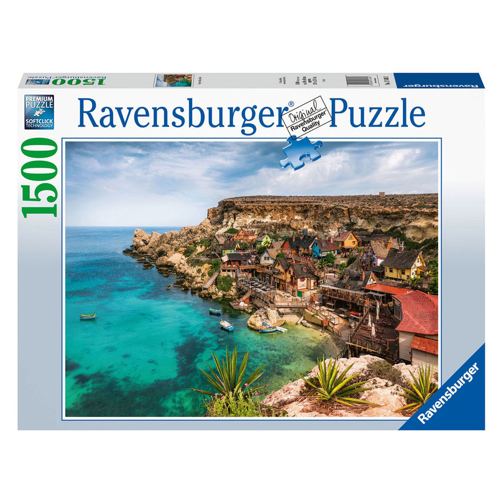 Ravensburger legpuzzel popeye village malta, 1500st.