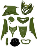 Edge plaatset 11-delig voor aprilia sr van bouwjaar 1997 tot 2004 - districtgroen
