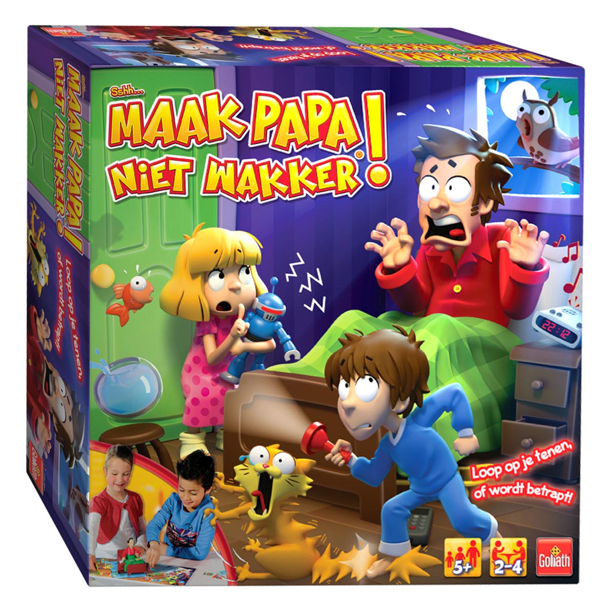 Goliath games goliath sshh maak papa niet wakker bordspel