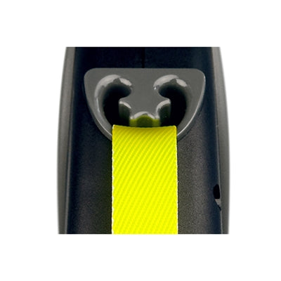 Flexi rollijn giant tape neon zwart geel