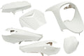 Edge plaatset 6-delig voor peugeot vivacity tot bouwjaar 2008 - glanzend wit