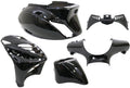 Edge plaatset 5-delig voor piaggio zip-sp vanaf bouwjaar 2000 - zwart metallic