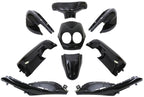 Edge plaatset 9-delig voor yamaha neo's - bouwjaar 2008 - 2011 - 2 en 4 takt model - metallic zwart