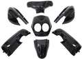 Edge plaatset 9-delig voor yamaha neo's - bouwjaar 2008 - 2011 - 2 en 4 takt model - metallic zwart