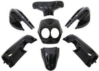 Edge plaatset 9-delig voor yamaha neo's - bouwjaar 2008 - 2011 - 2 en 4 takt model - metallic zwart