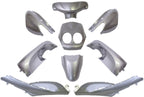 Edge plaatset 9-delig voor yamaha neo's - vanaf bouwjaar 2008 tot 2011 - 2 en 4 takt model - metallic zilver