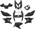 Edge plaatset 9-delig voor yamaha aerox tot bouwjaar 2014 - mat zwart
