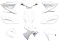 Edge plaatset 9-delig voor yamaha aerox tot bouwjaar 2014 - mat wit